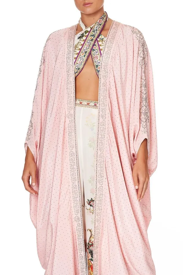 Women Kimonos Camilla Layer With Centre Back Panel Luxe Pink