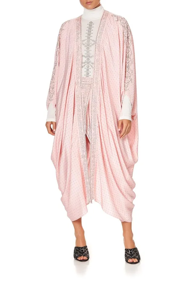 Women Kimonos Camilla Layer With Centre Back Panel Luxe Pink