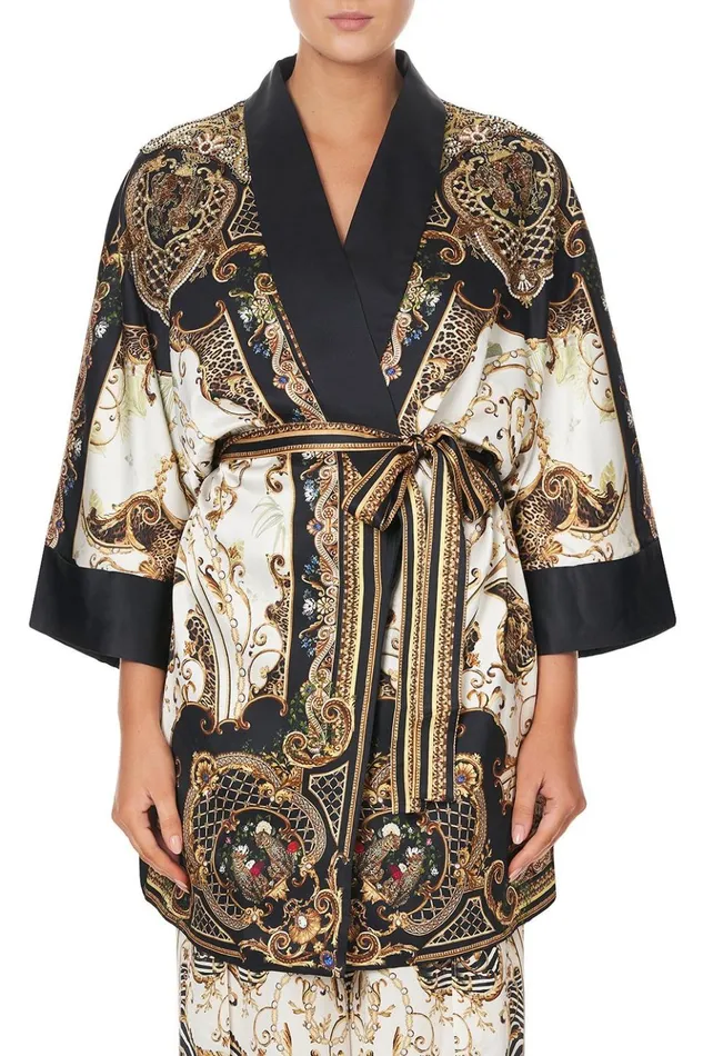 Women Kimonos Camilla Robe With Narrow Collar Studio 54
