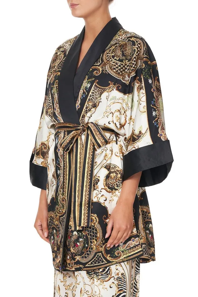 Women Kimonos Camilla Robe With Narrow Collar Studio 54