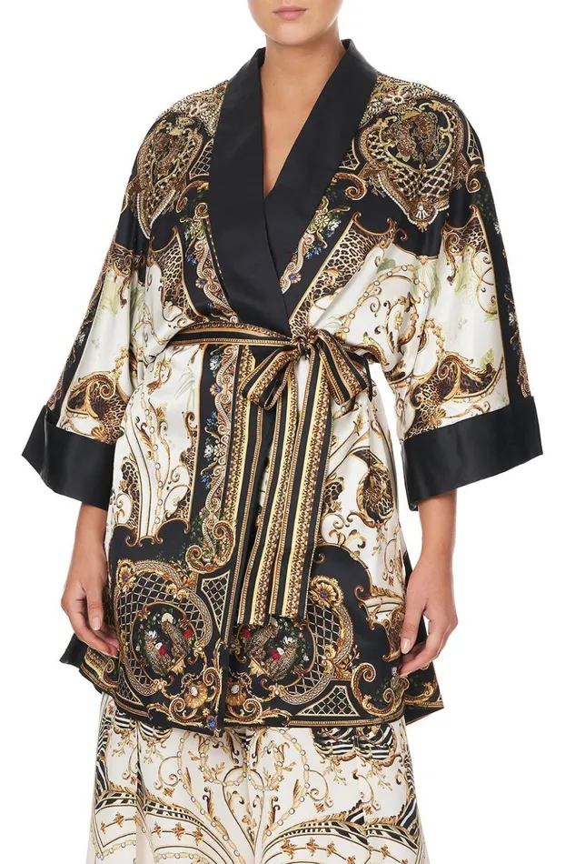 Women Kimonos Camilla Robe With Narrow Collar Studio 54