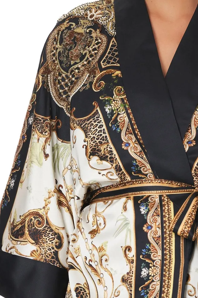 Women Kimonos Camilla Robe With Narrow Collar Studio 54
