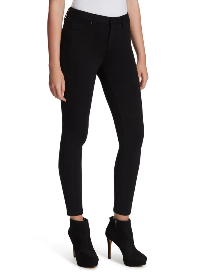 Women Kiss Me Skinny Jeans In Black Ponte Jessica Simpson Bottoms