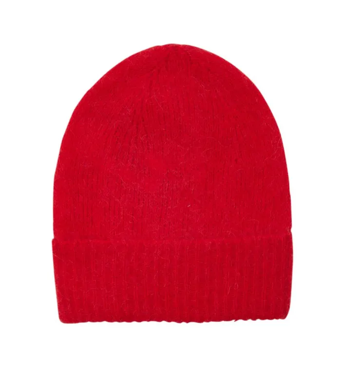 Women Knit Hat With Alpaca 8211 Red Promod Hats And Gloves Women Knit Hat With Alpaca 8211 Red Promod Hats And Gloves