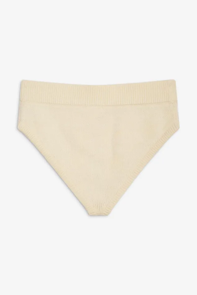 Women Knitwear For Love and Lemons Ellie Knit Panty White Women Knitwear For Love and Lemons Ellie Knit Panty White