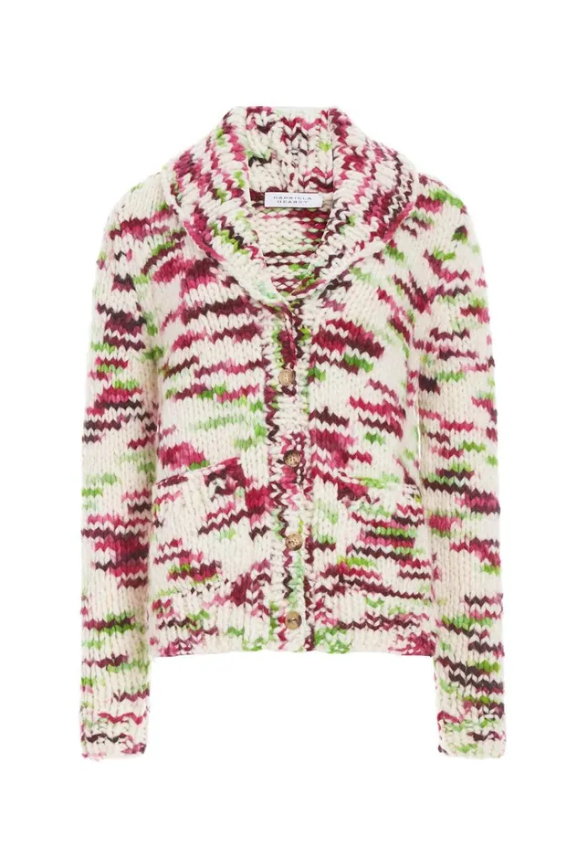 Women Knitwear Gabriela Hearst Moses Knit Cardigan In Space Dye Jewel Multi Welfat Cashmere Women Knitwear Gabriela Hearst Moses Knit Cardigan In Space Dye Jewel Multi Welfat Cashmere