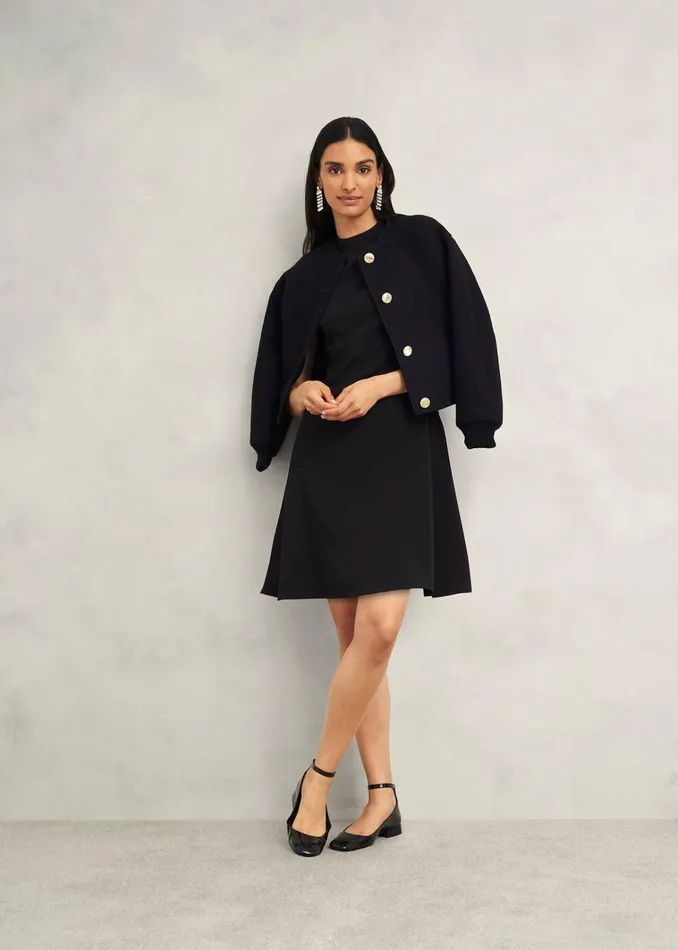 Women Knoll Dress Black Hobbs Dresses and Jumpsuits
