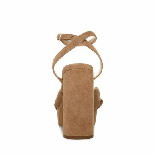 Women LALA TAN SUEDE Tan Suede Steve Madden Heels