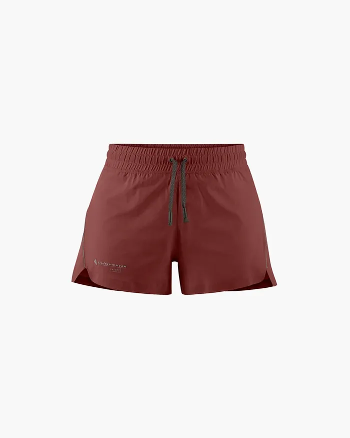 Women Laufey WoLightweight Shorts Madder Red Klttermusen Shorts