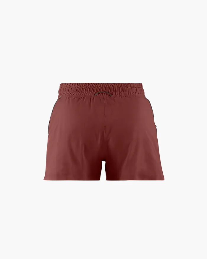 Women Laufey WoLightweight Shorts Madder Red Klttermusen Shorts