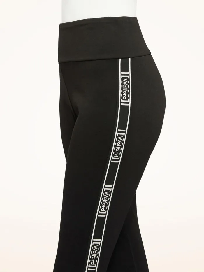 Women Leggings and Bikers Wolford Thermal Leggings Black