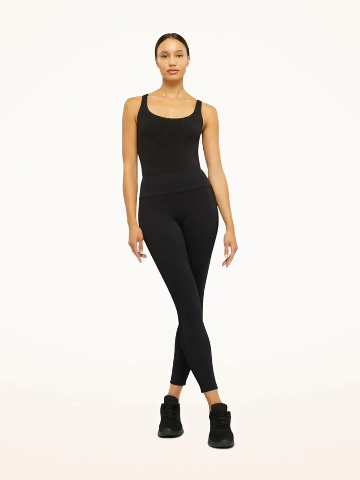 Women Leggings and Bikers Wolford Thermal Leggings Black