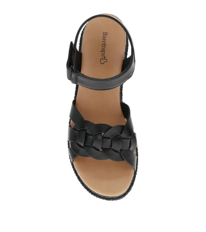 Women Lena Wedge Sandal Black Baretraps Wedge Sandals