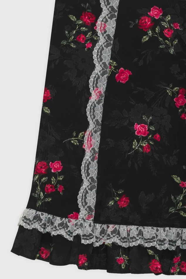 Women Lingerie For Love and Lemons June Mini Skirt Black Women Lingerie For Love and Lemons June Mini Skirt Black