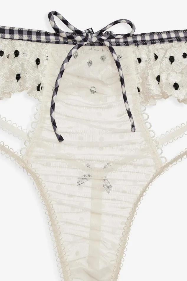 Women Lingerie For Love and Lemons Odette High Waisted Panty Ivory Women Lingerie For Love and Lemons Odette High Waisted Panty Ivory