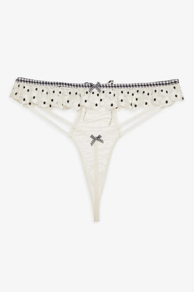 Women Lingerie For Love and Lemons Odette High Waisted Panty Ivory Women Lingerie For Love and Lemons Odette High Waisted Panty Ivory