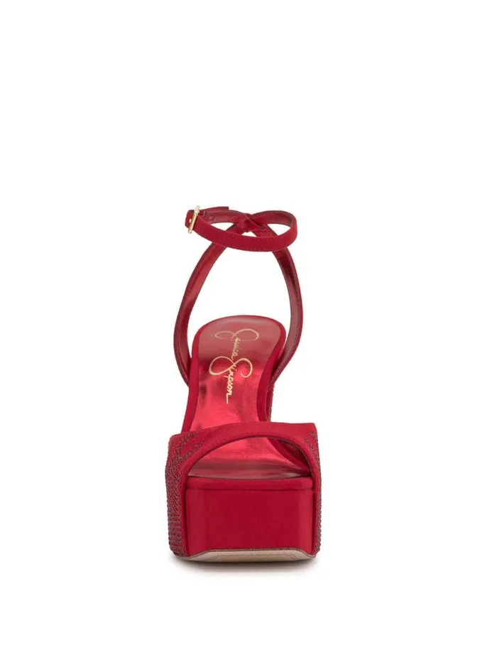 Women Lirio Platform Sandal In Wicked Red Jessica Simpson Platforms