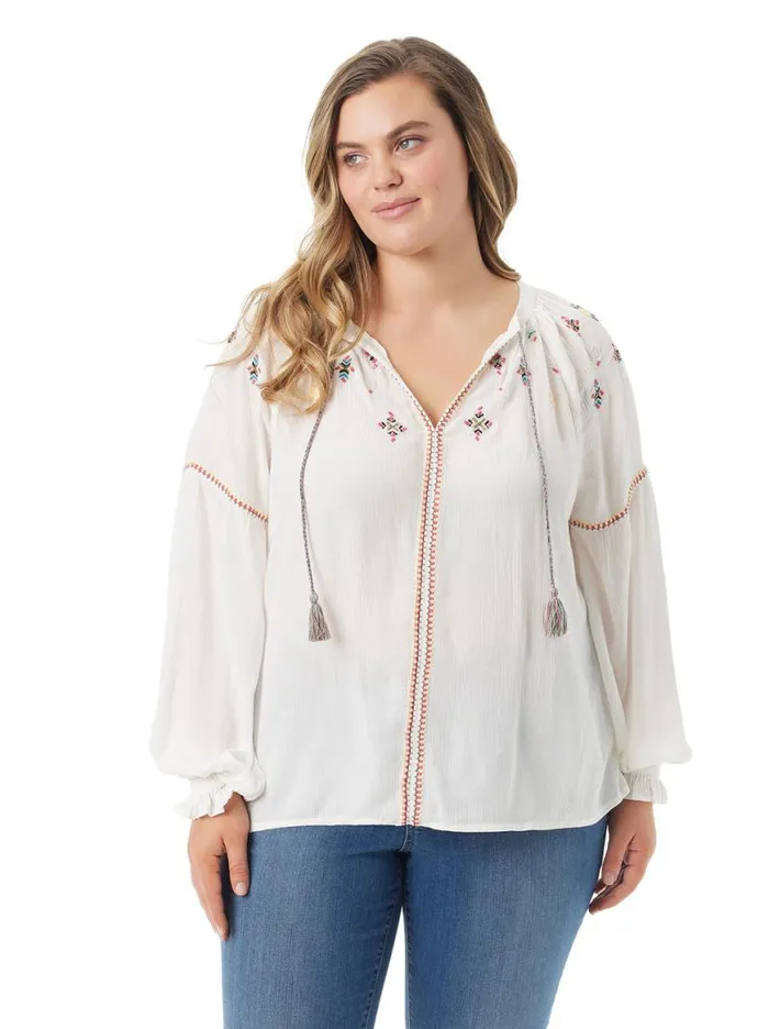 Women Lissy Embellished Top In Gardenia Jessica Simpson Tops and Tees