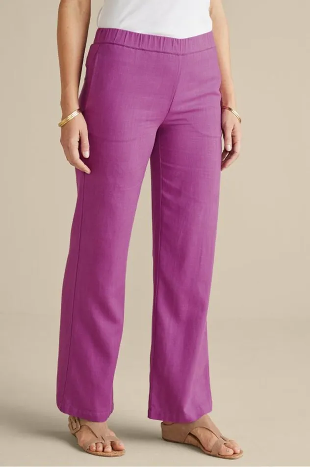 Women Lizette WideLeg Pant Marseille Floral Exploded Soft Surroundings Pants