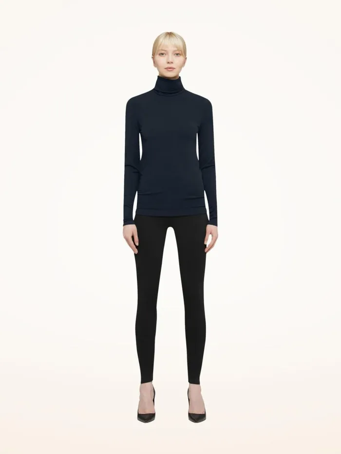 Women Longsleeved Tops Wolford Aurora Pullover Admiral
