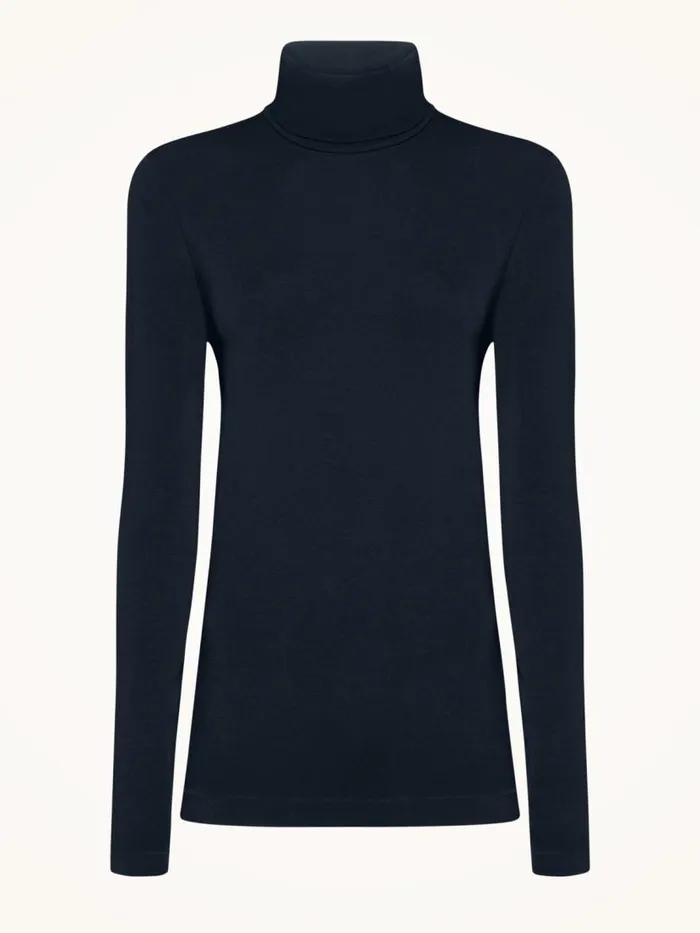 Women Longsleeved Tops Wolford Aurora Pullover Admiral