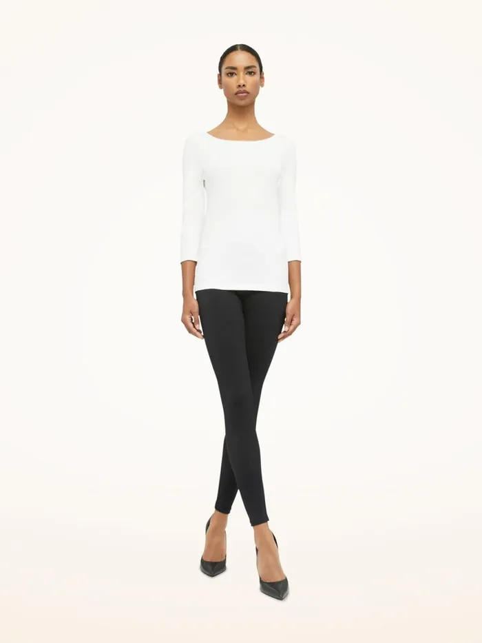 Women Longsleeved Tops Wolford Cordoba Pullover White