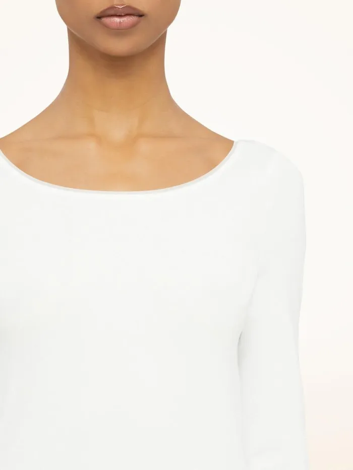 Women Longsleeved Tops Wolford Cordoba Pullover White