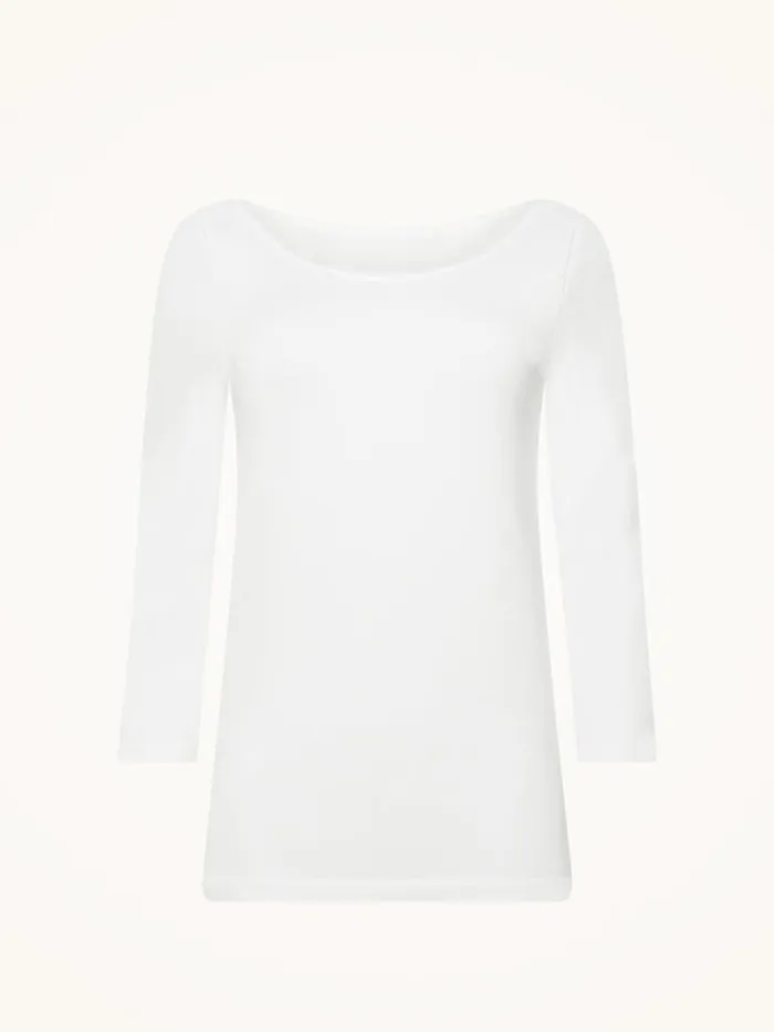 Women Longsleeved Tops Wolford Cordoba Pullover White