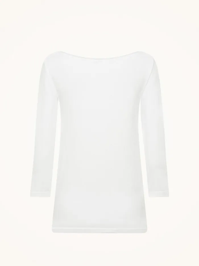 Women Longsleeved Tops Wolford Cordoba Pullover White
