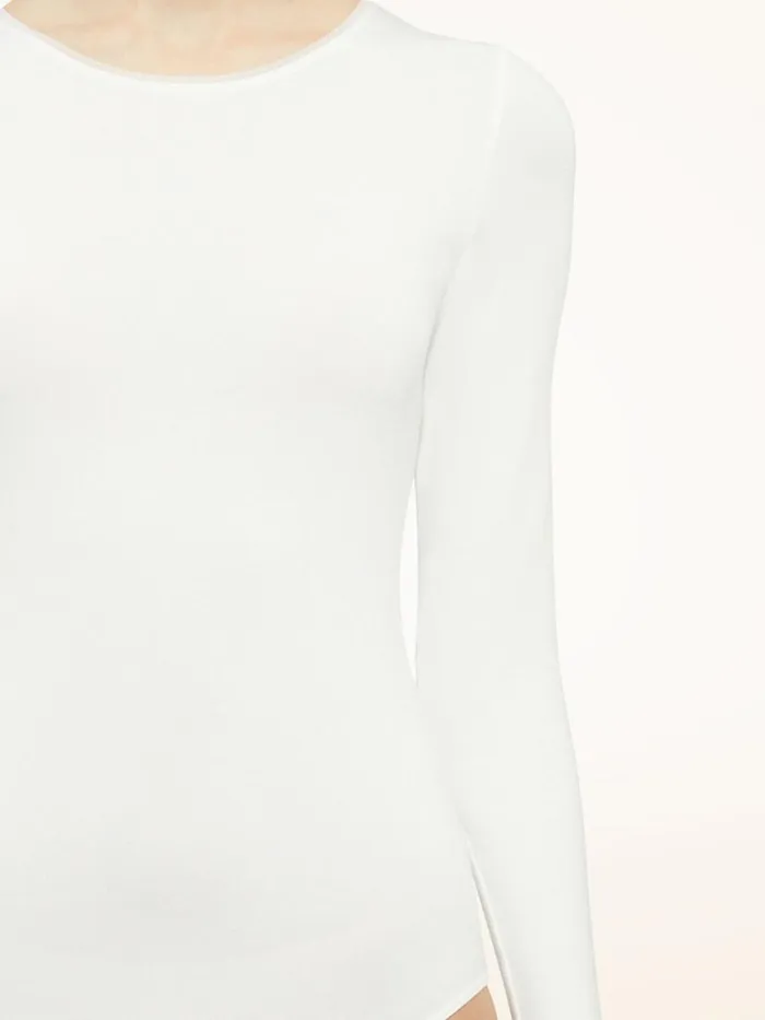Women Longsleeve Bodies Wolford Berlin Body White