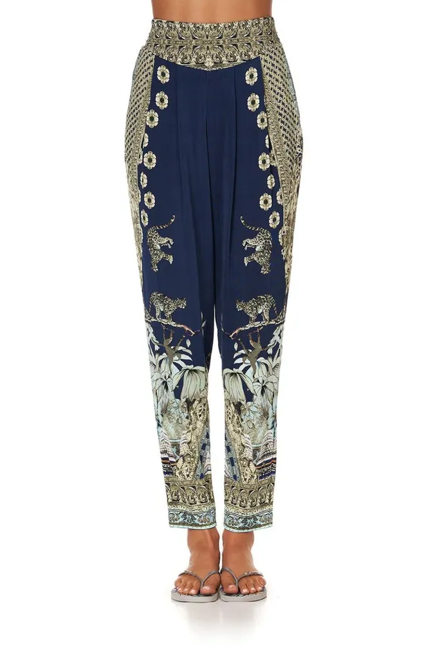 Women Loungewear Camilla Harem Pants With Front Pleats A Little Past Twilight