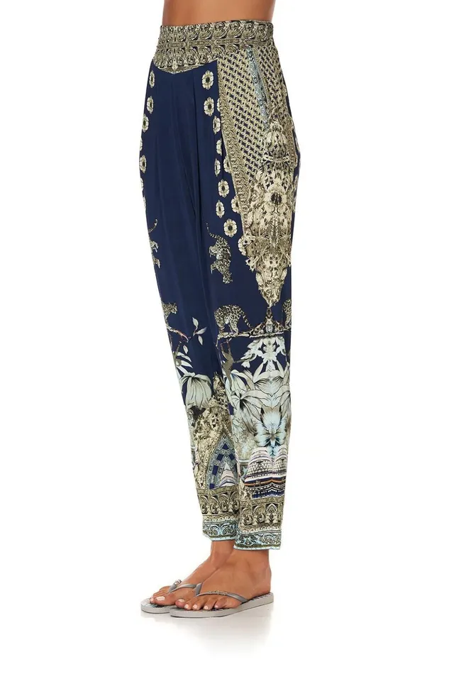 Women Loungewear Camilla Harem Pants With Front Pleats A Little Past Twilight