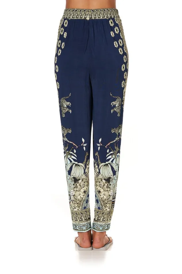 Women Loungewear Camilla Harem Pants With Front Pleats A Little Past Twilight