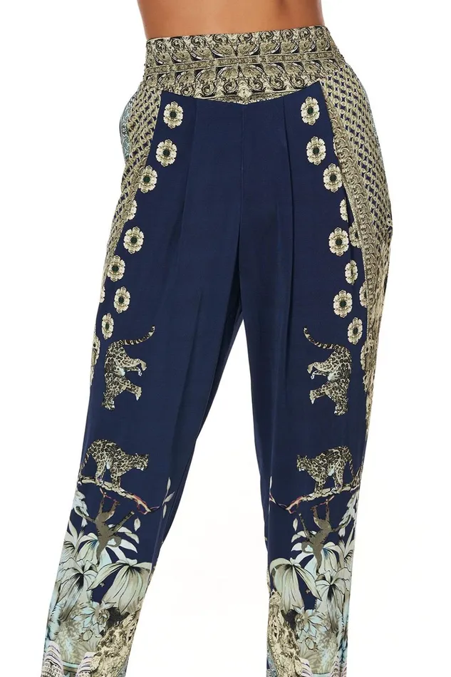 Women Loungewear Camilla Harem Pants With Front Pleats A Little Past Twilight