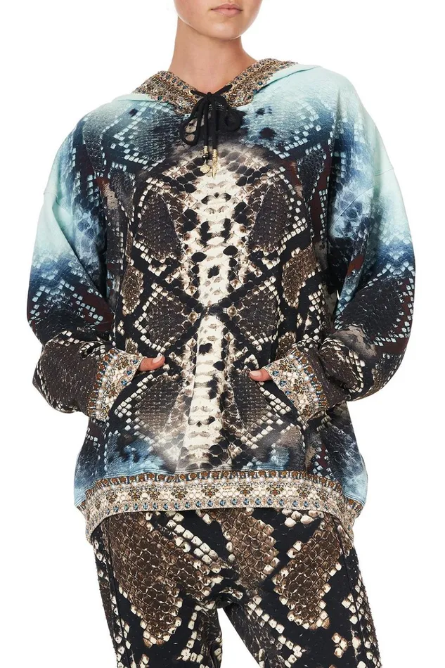 Women Loungewear Camilla Oversize Boyfriend Hoodie Prey