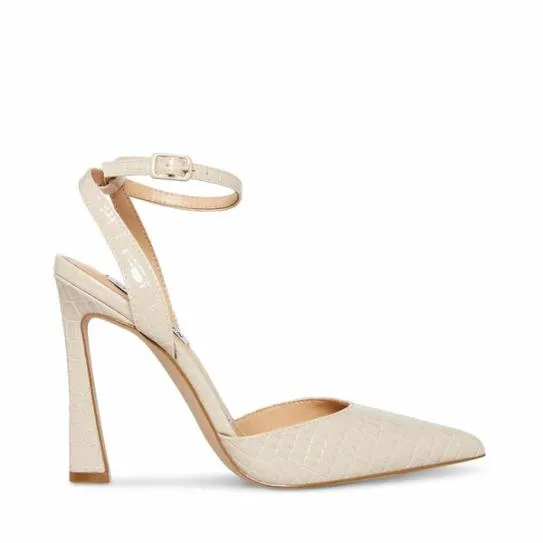 Women LUNAR BEIGE CROCODILE Beige Crocodile Steve Madden Heels