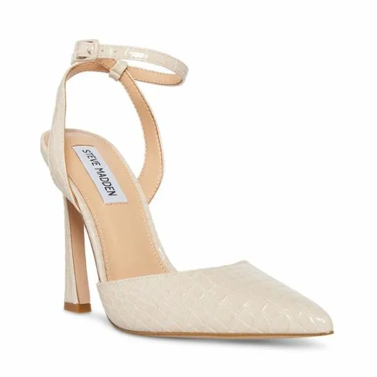 Women LUNAR BEIGE CROCODILE Beige Crocodile Steve Madden Heels Women LUNAR BEIGE CROCODILE Beige Crocodile Steve Madden Heels