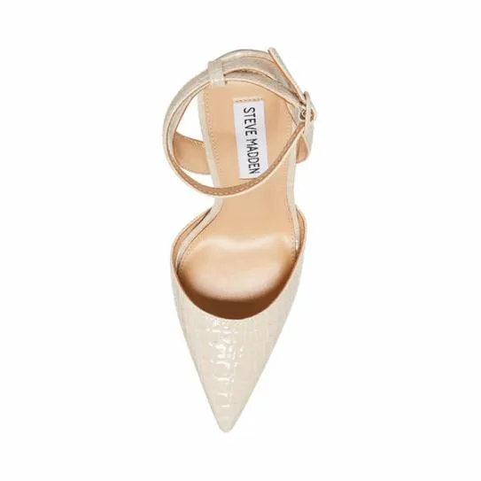 Women LUNAR BEIGE CROCODILE Beige Crocodile Steve Madden Heels Women LUNAR BEIGE CROCODILE Beige Crocodile Steve Madden Heels
