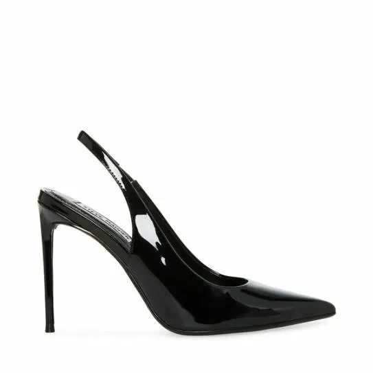 Women MARIAH BLACK PATENT Black Patent Steve Madden Heels