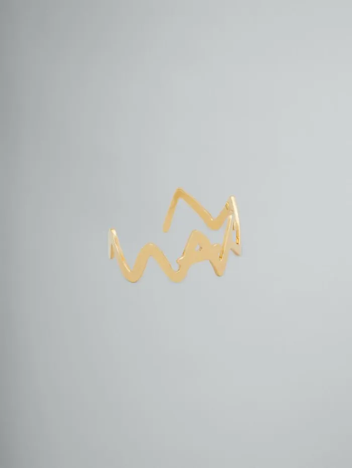 Women Marni Bracelets Gold Marni Symbol Bracelet