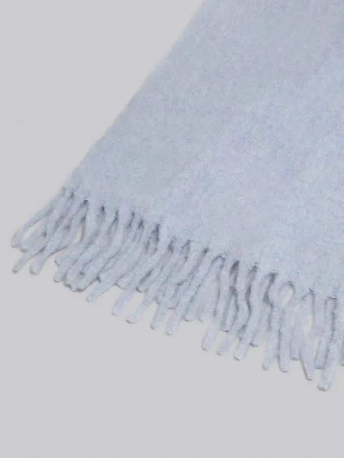 Women Marni Scarves Light Blue Alpaca Scarf