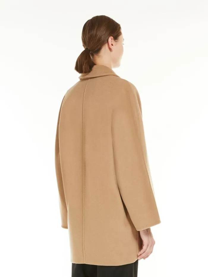 Women Max Mara Coats 101801 Short Icon Coat Camel