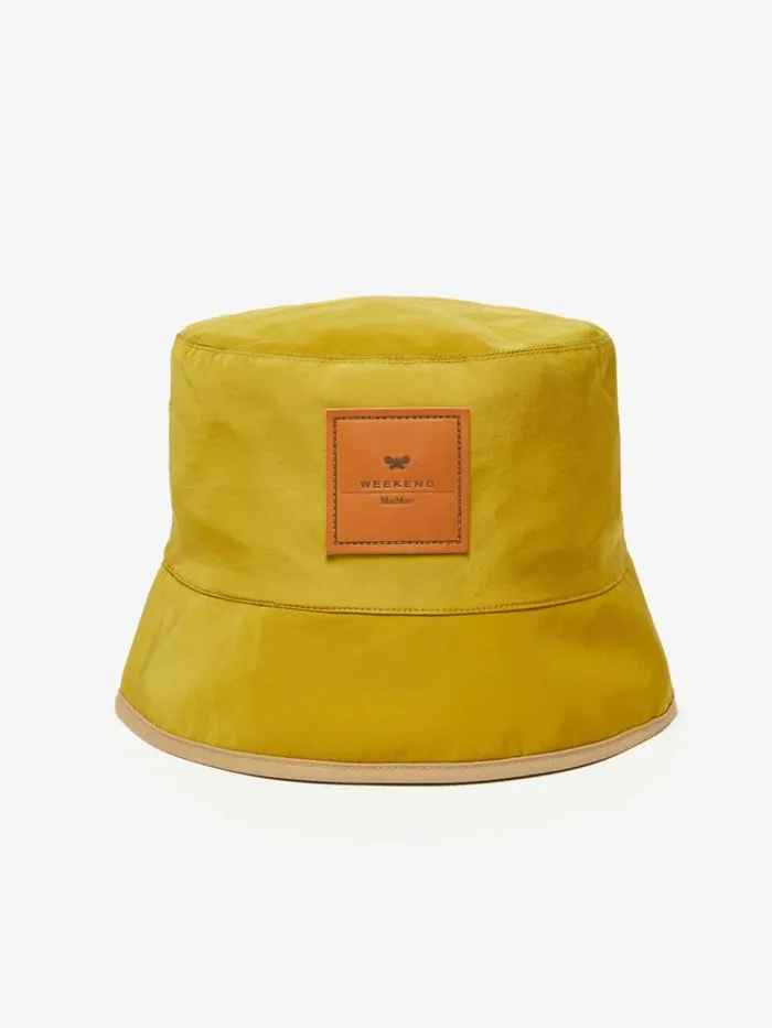 Women Max Mara Hats Nylon And Gabardine Hat Beige