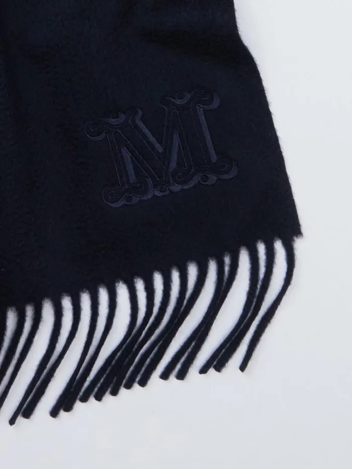 Women Max Mara Scarves And Foulards Cashmere Stole Black