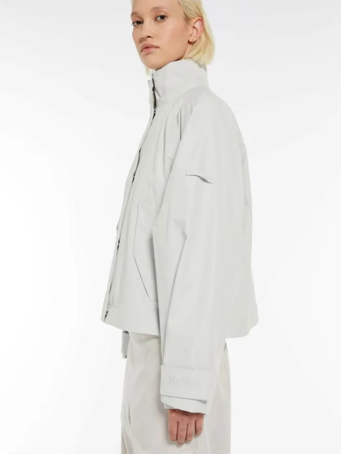 Women Max Mara Trench Modular Technical Fabric Parka Stone