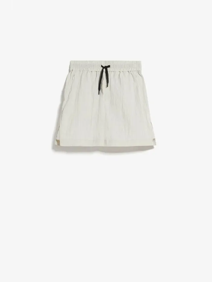 Women Max Mara Trousers And Jeans Technical Canvas Shorts Stone