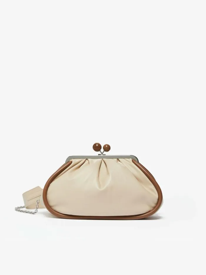 Women Max Mara Weekend Bag Medium Nappa Leather Pasticcino Bag Sand