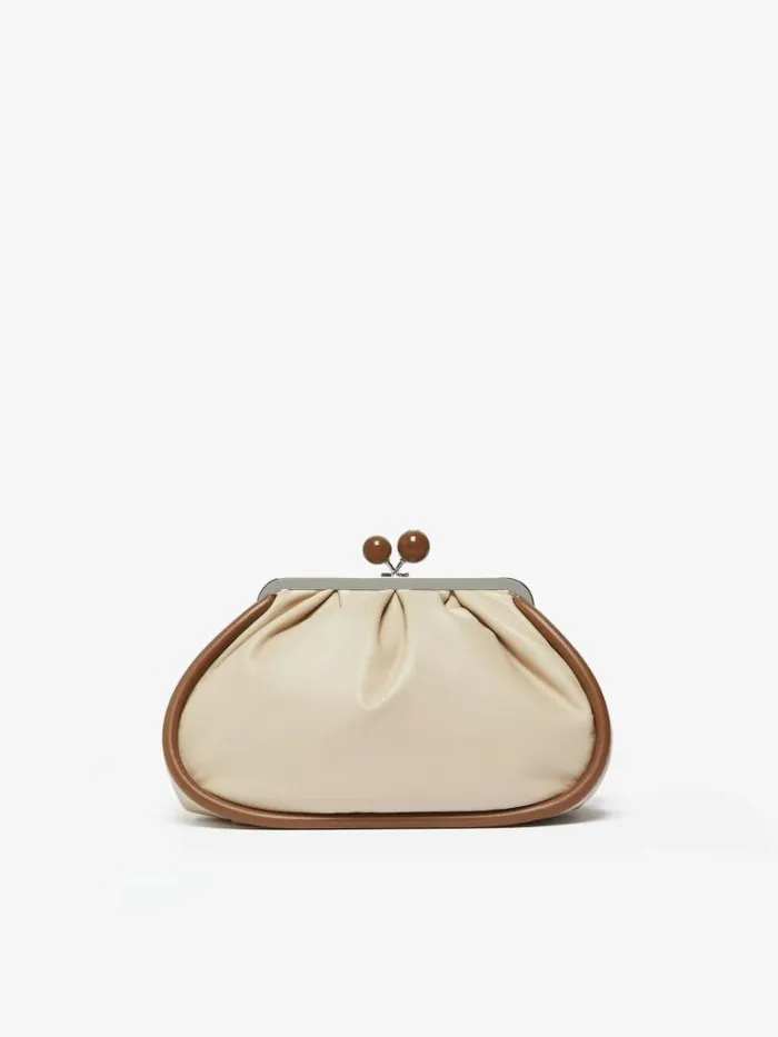 Women Max Mara Weekend Bag Medium Nappa Leather Pasticcino Bag Sand