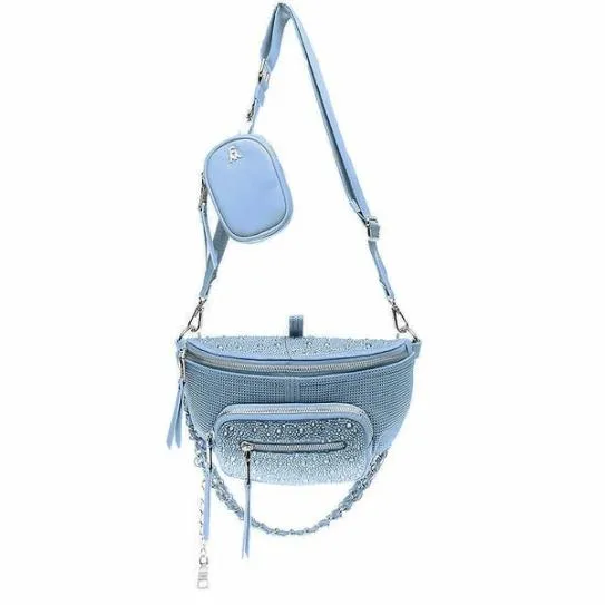 Women MAXIMA BAG BABY BLUE MULTI Baby Blue Multi Steve Madden Crossbody Bags Women MAXIMA BAG BABY BLUE MULTI Baby Blue Multi Steve Madden Crossbody Bags