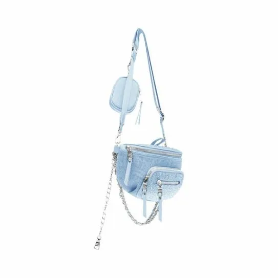 Women MAXIMA BAG BABY BLUE MULTI Baby Blue Multi Steve Madden Crossbody Bags Women MAXIMA BAG BABY BLUE MULTI Baby Blue Multi Steve Madden Crossbody Bags